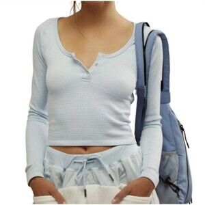 FP Free People Movement Bail Out Long Sleeve Athletic XS/S Arctic Snow NWT New